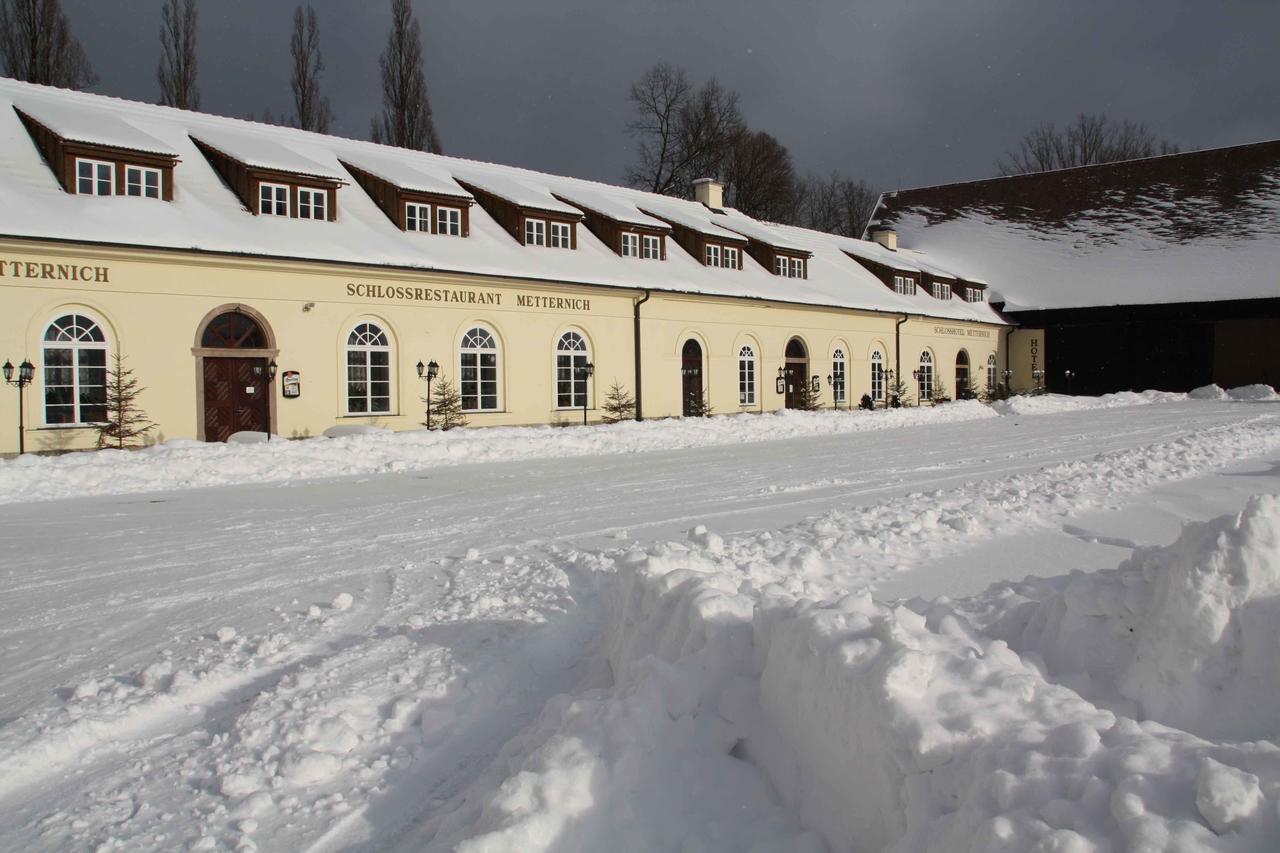 Zamecky Hotel Metternich Velka Hledsebe Dış mekan fotoğraf