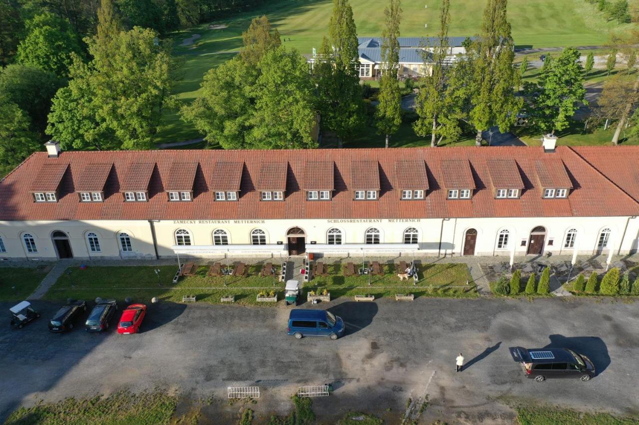 Zamecky Hotel Metternich Velka Hledsebe Dış mekan fotoğraf